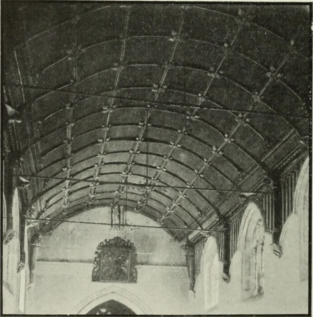 An illustration from An introduction to English church architecture : from the eleventh to the sixteenth century, 1913, leaf 371