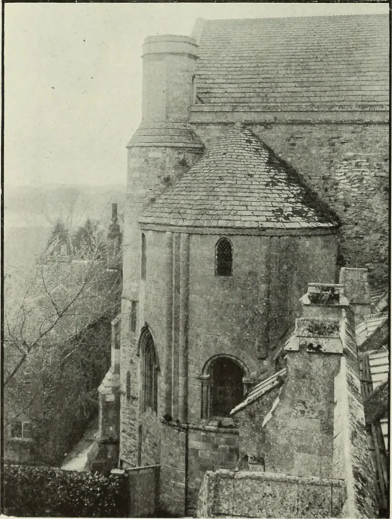 An illustration from An introduction to English church architecture : from the eleventh to the sixteenth century, 1913, leaf 373