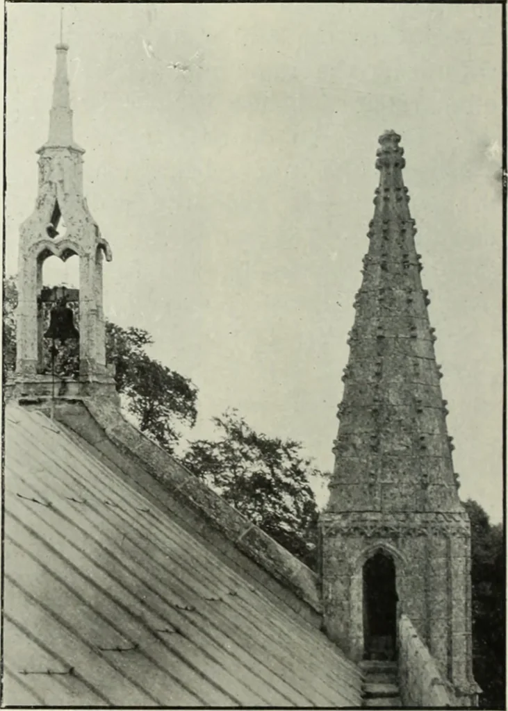 An illustration from An introduction to English church architecture : from the eleventh to the sixteenth century, 1913, leaf 373