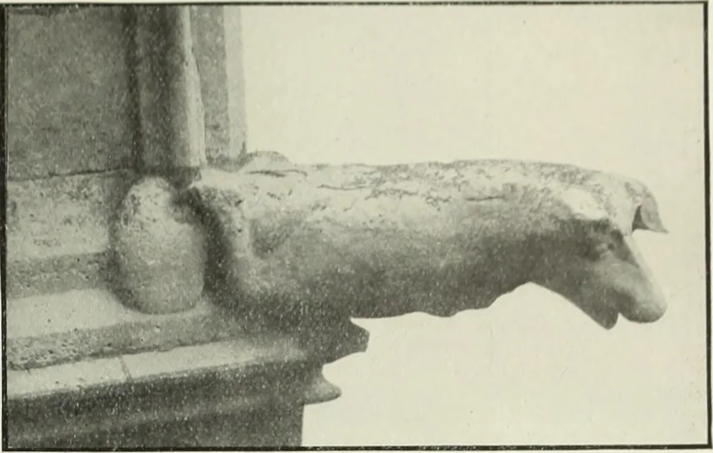 An illustration from An introduction to English church architecture : from the eleventh to the sixteenth century, 1913, leaf 374