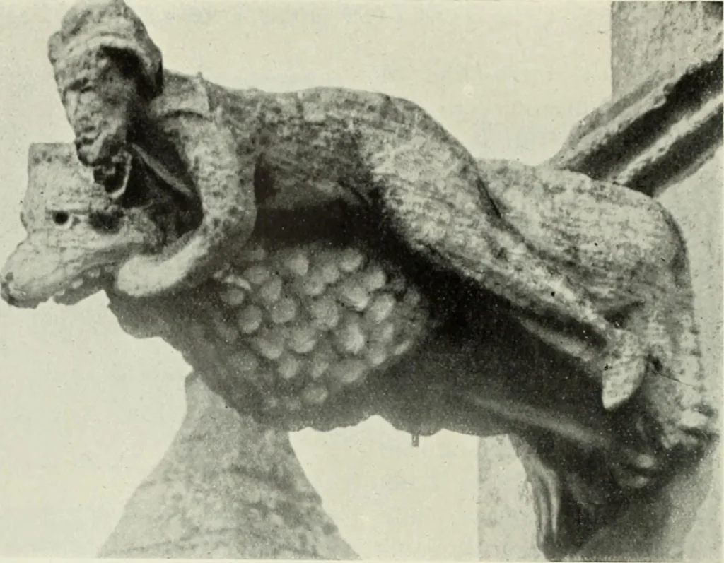 An illustration from An introduction to English church architecture : from the eleventh to the sixteenth century, 1913, leaf 375