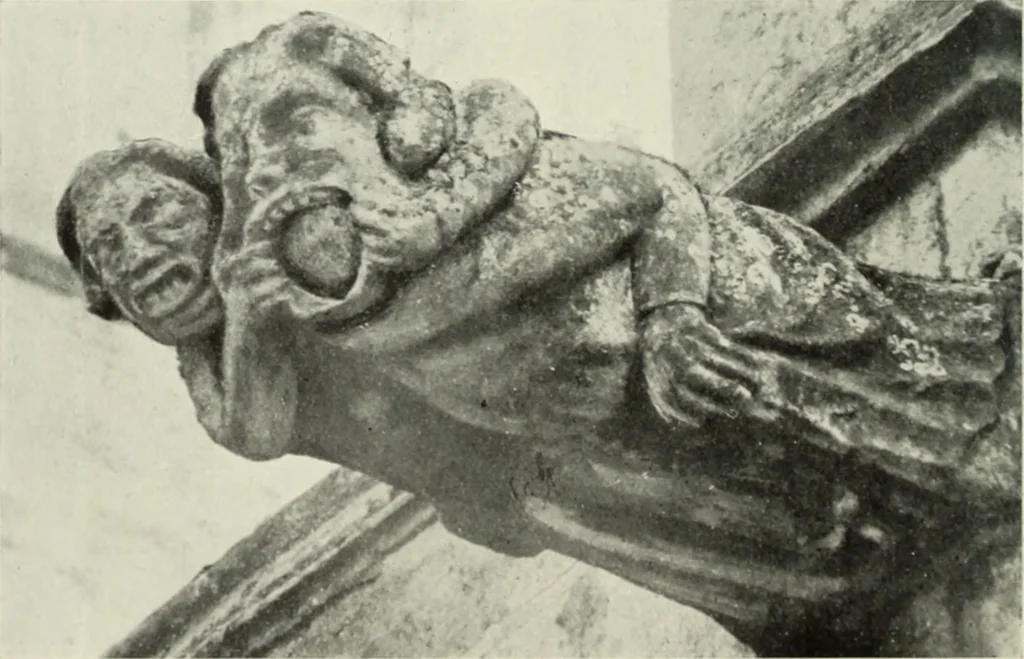 An illustration from An introduction to English church architecture : from the eleventh to the sixteenth century, 1913, leaf 375