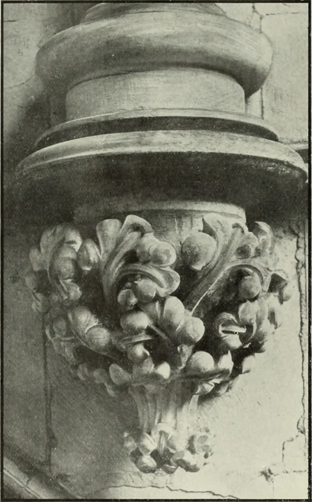 An illustration from An introduction to English church architecture : from the eleventh to the sixteenth century, 1913, leaf 383