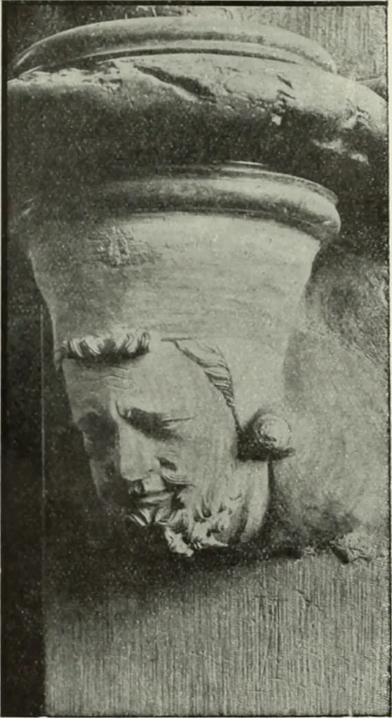 An illustration from An introduction to English church architecture : from the eleventh to the sixteenth century, 1913, leaf 385