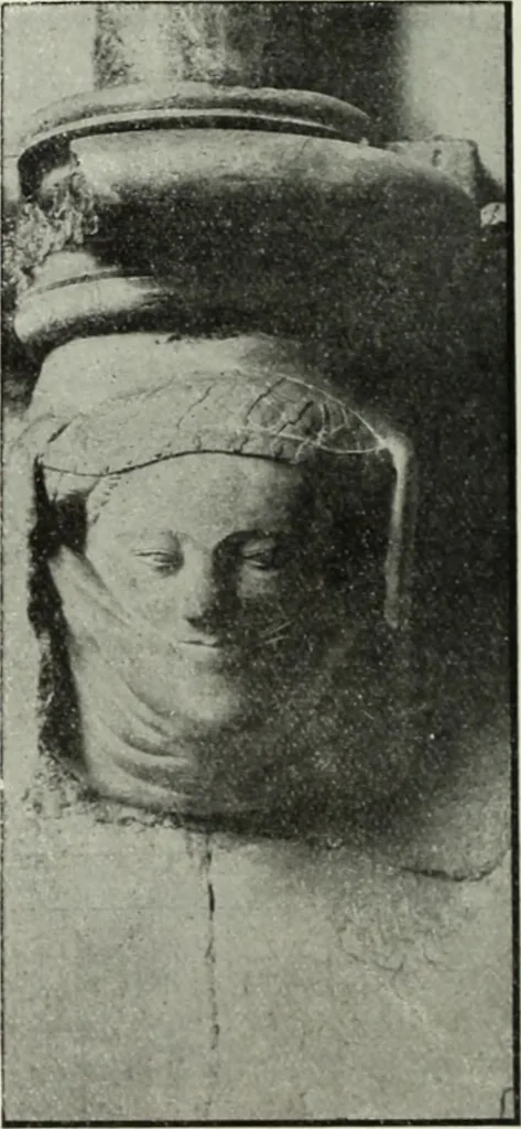 An illustration from An introduction to English church architecture : from the eleventh to the sixteenth century, 1913, leaf 385