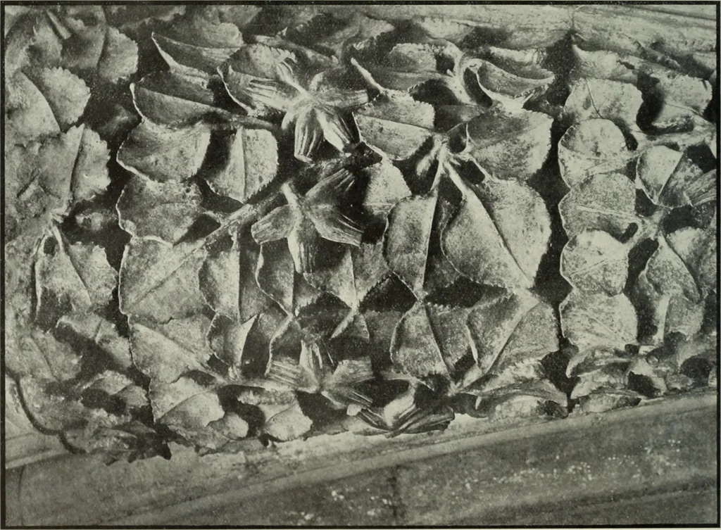 An illustration from An introduction to English church architecture : from the eleventh to the sixteenth century, 1913, leaf 389