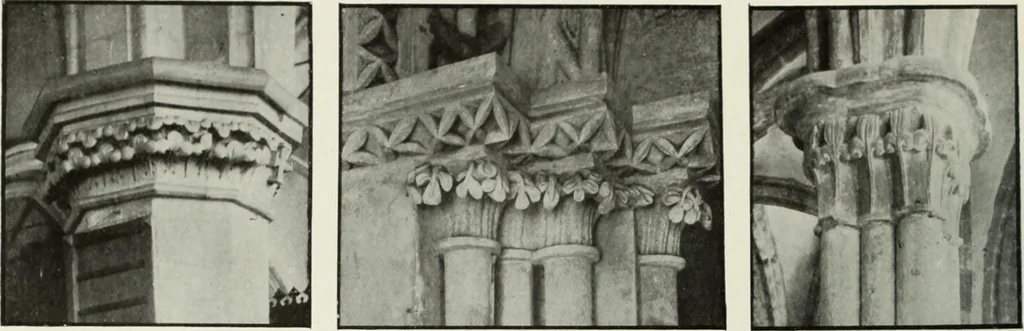 An illustration from An introduction to English church architecture : from the eleventh to the sixteenth century, 1913, leaf 39