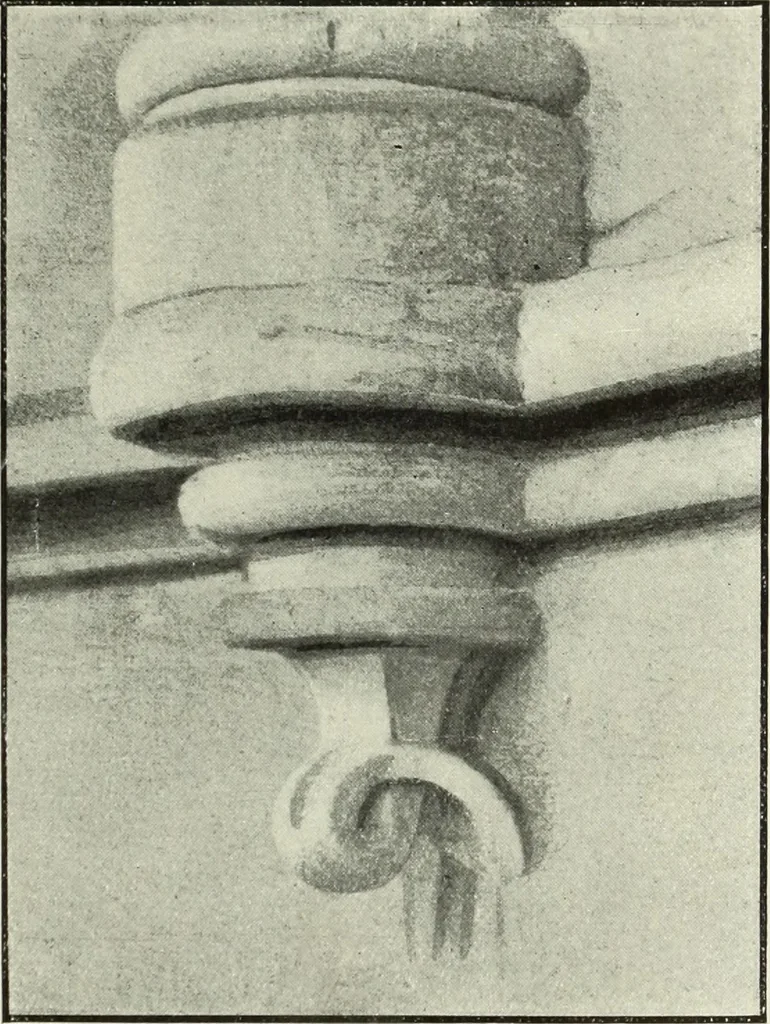 An illustration from An introduction to English church architecture : from the eleventh to the sixteenth century, 1913, leaf 396
