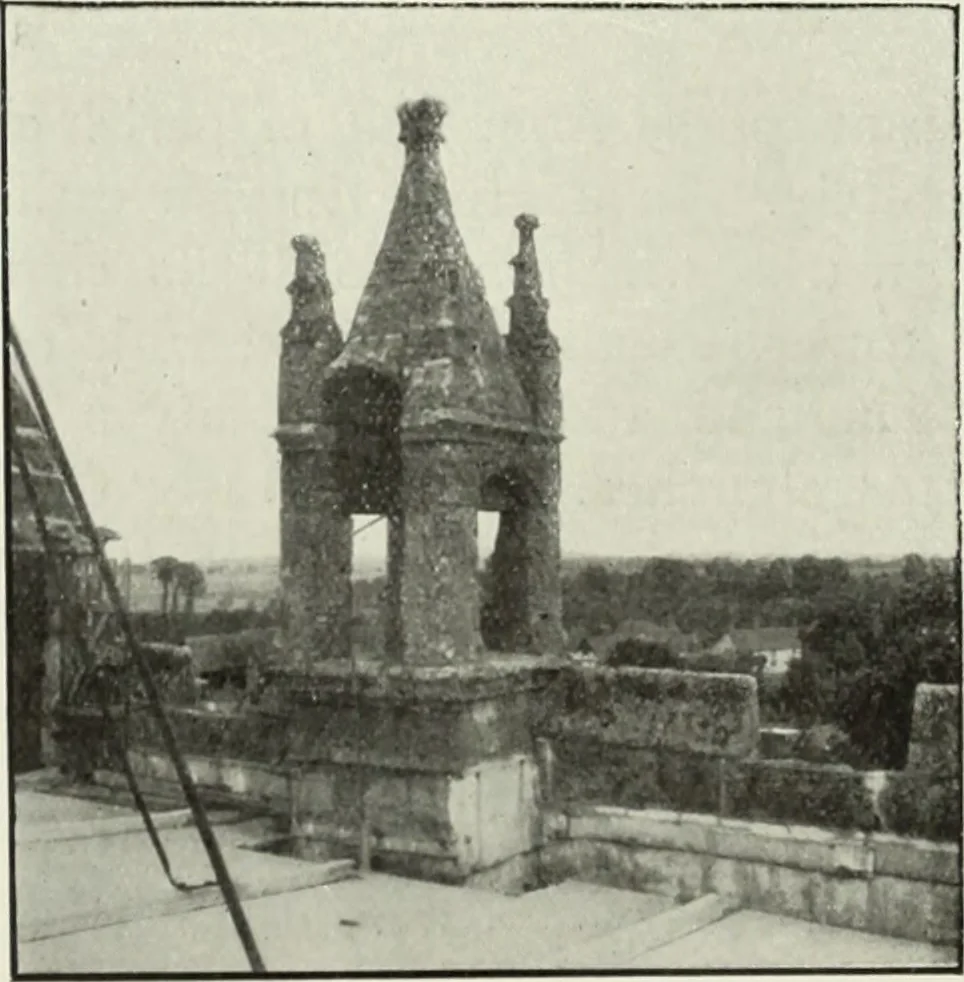 An illustration from An introduction to English church architecture : from the eleventh to the sixteenth century, 1913, leaf 399