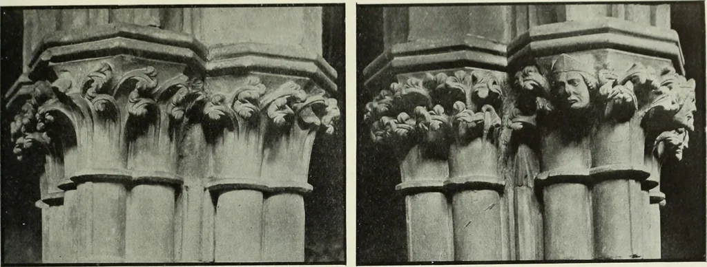 An illustration from An introduction to English church architecture : from the eleventh to the sixteenth century, 1913, leaf 40
