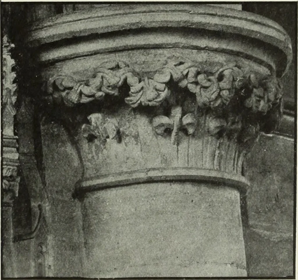 An illustration from An introduction to English church architecture : from the eleventh to the sixteenth century, 1913, leaf 40