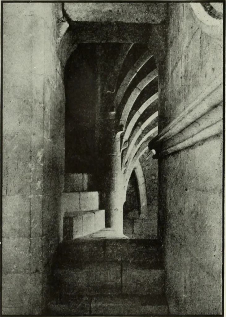 An illustration from An introduction to English church architecture : from the eleventh to the sixteenth century, 1913, leaf 405