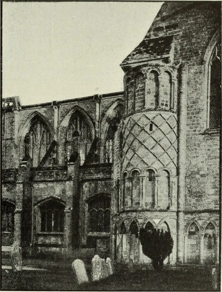 An illustration from An introduction to English church architecture : from the eleventh to the sixteenth century, 1913, leaf 408