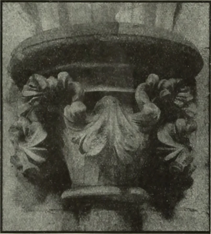 An illustration from An introduction to English church architecture : from the eleventh to the sixteenth century, 1913, leaf 41