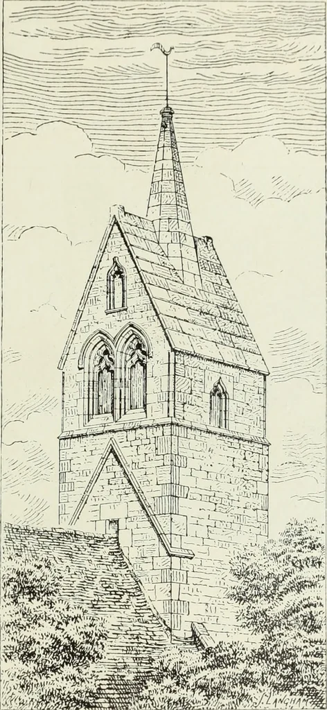 An illustration from An introduction to English church architecture : from the eleventh to the sixteenth century, 1913, leaf 412