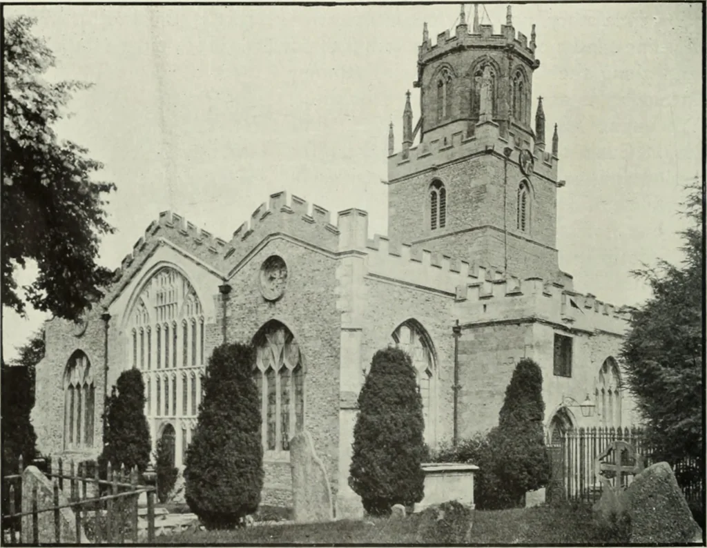 An illustration from An introduction to English church architecture : from the eleventh to the sixteenth century, 1913, leaf 415
