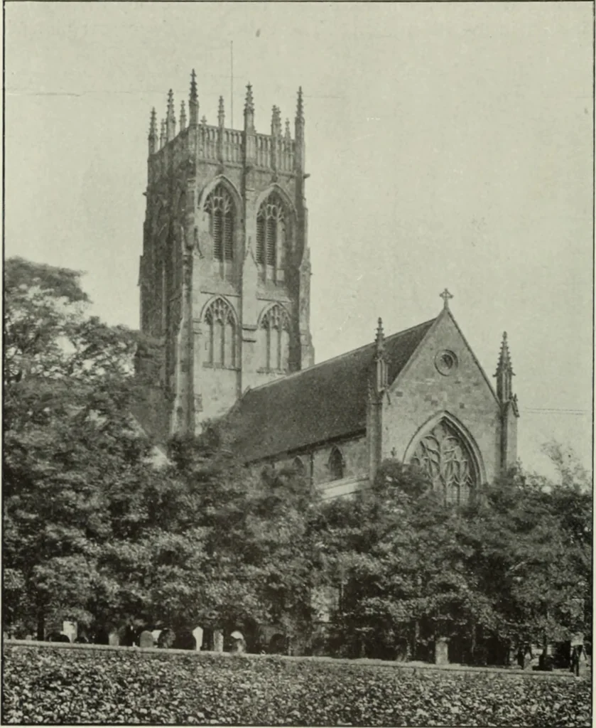 An illustration from An introduction to English church architecture : from the eleventh to the sixteenth century, 1913, leaf 417