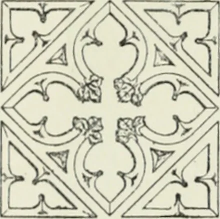 An illustration from An introduction to English church architecture : from the eleventh to the sixteenth century, 1913, leaf 421