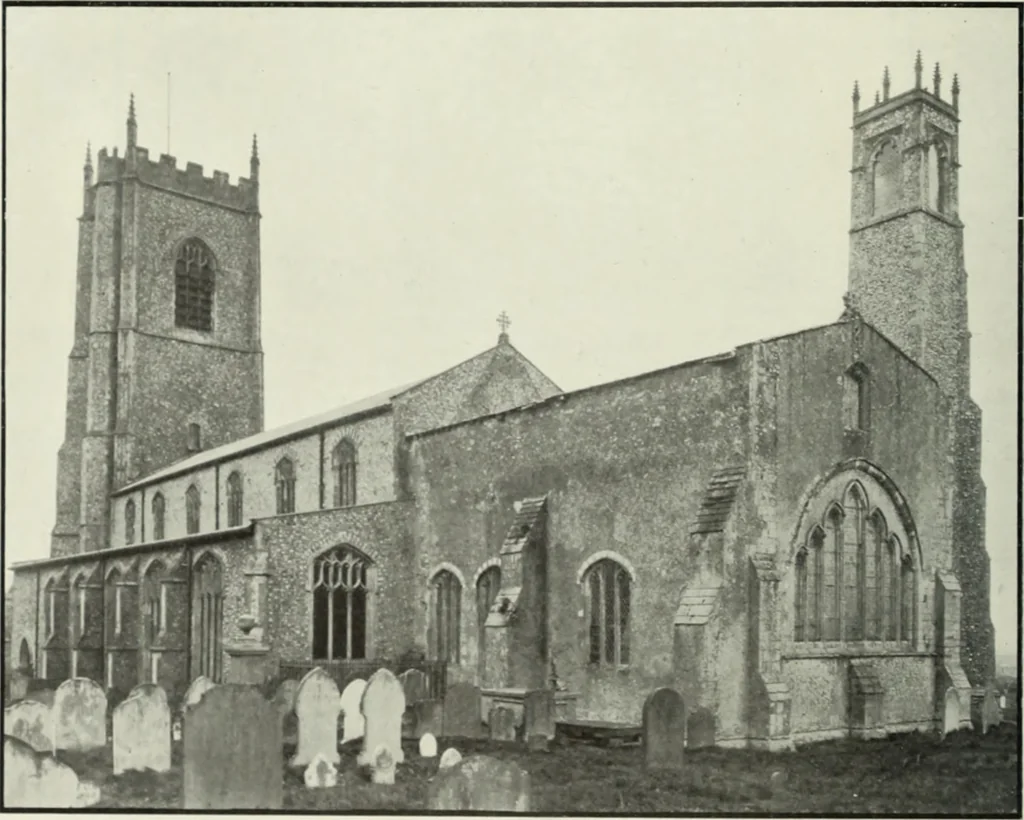 An illustration from An introduction to English church architecture : from the eleventh to the sixteenth century, 1913, leaf 423