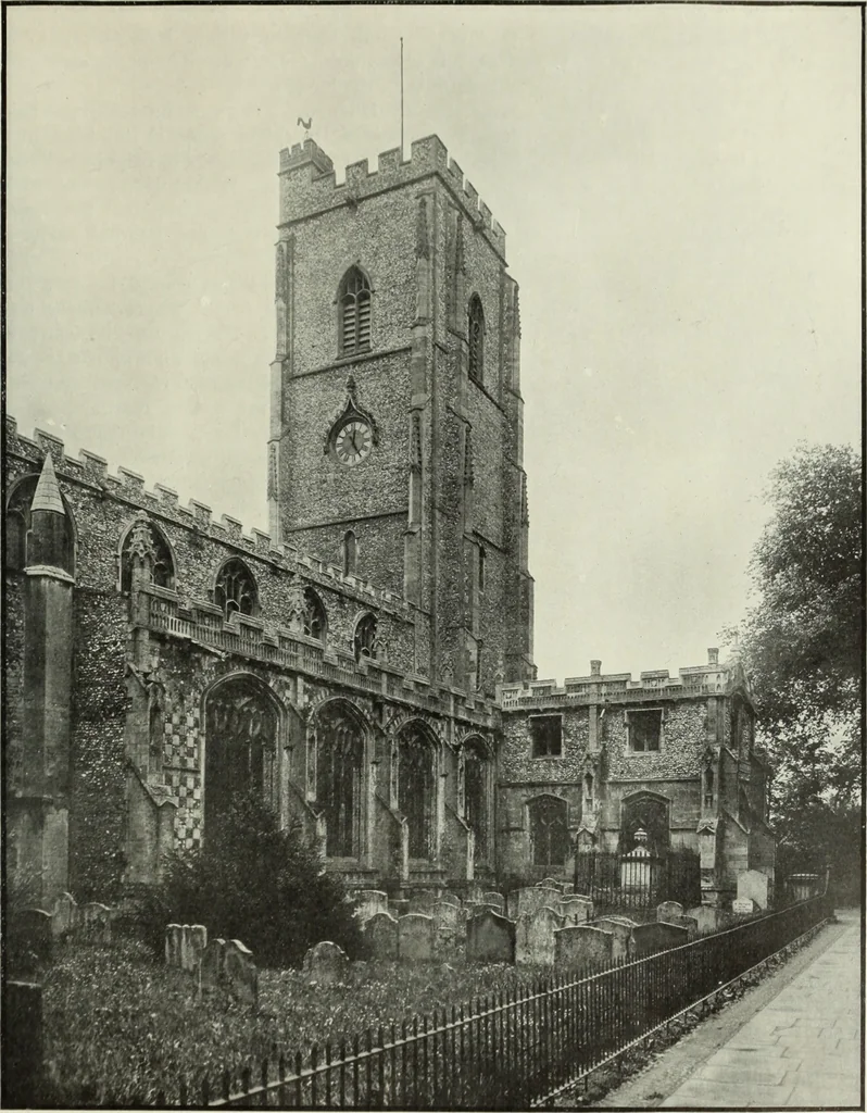 An illustration from An introduction to English church architecture : from the eleventh to the sixteenth century, 1913, leaf 424