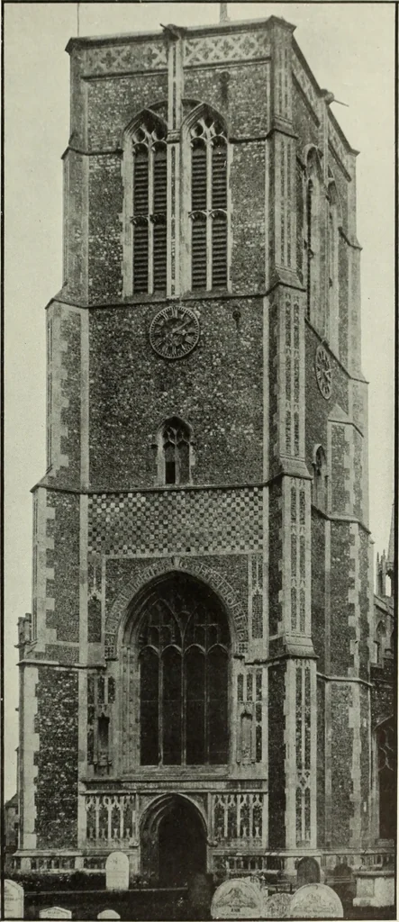 An illustration from An introduction to English church architecture : from the eleventh to the sixteenth century, 1913, leaf 426