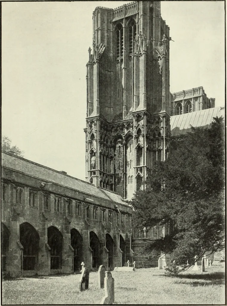 An illustration from An introduction to English church architecture : from the eleventh to the sixteenth century, 1913, leaf 428