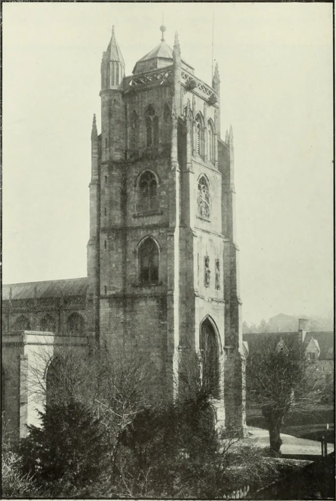 An illustration from An introduction to English church architecture : from the eleventh to the sixteenth century, 1913, leaf 431