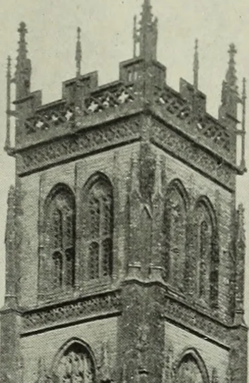 An illustration from An introduction to English church architecture : from the eleventh to the sixteenth century, 1913, leaf 434
