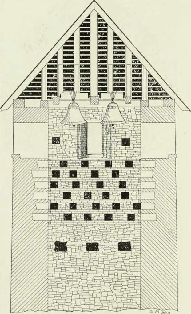 An illustration from An introduction to English church architecture : from the eleventh to the sixteenth century, 1913, leaf 443