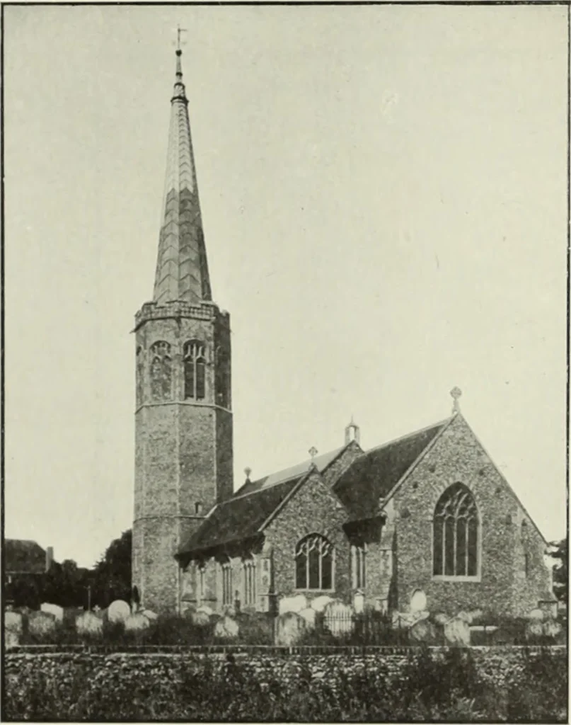 An illustration from An introduction to English church architecture : from the eleventh to the sixteenth century, 1913, leaf 445
