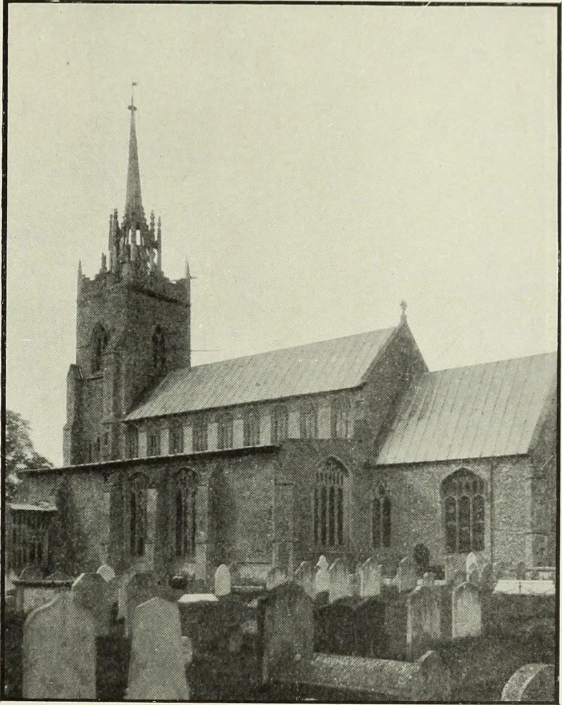 An illustration from An introduction to English church architecture : from the eleventh to the sixteenth century, 1913, leaf 446