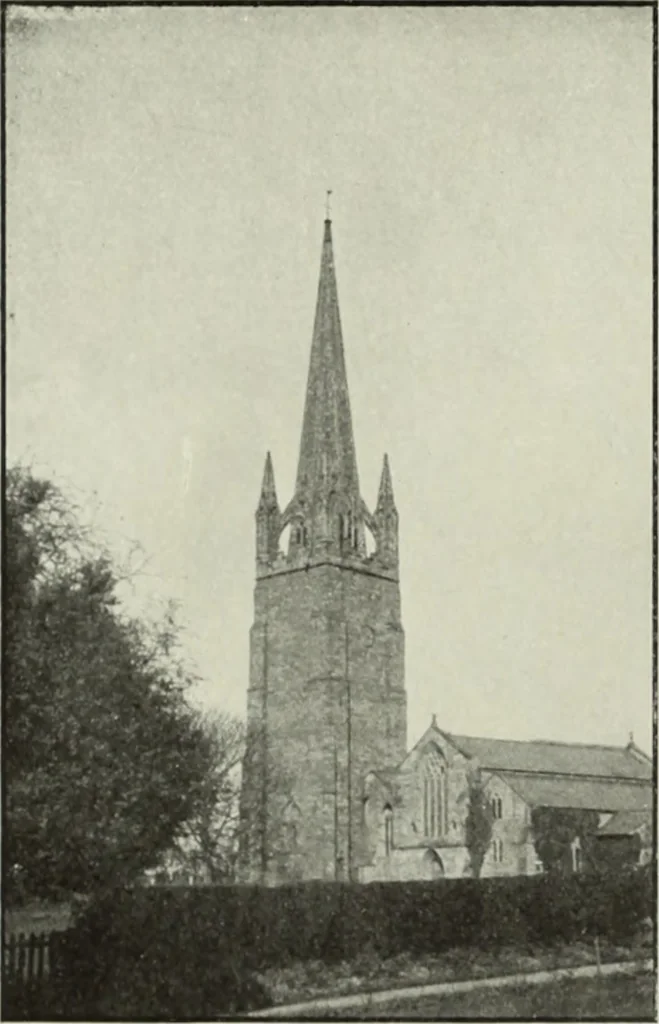 An illustration from An introduction to English church architecture : from the eleventh to the sixteenth century, 1913, leaf 447