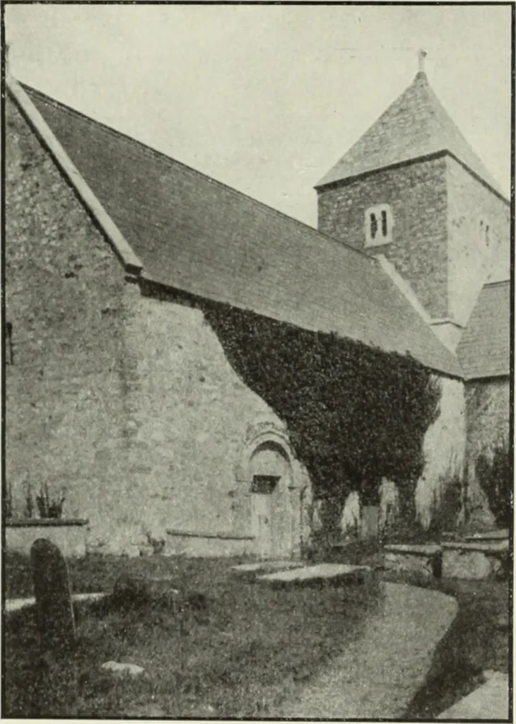 An illustration from An introduction to English church architecture : from the eleventh to the sixteenth century, 1913, leaf 453