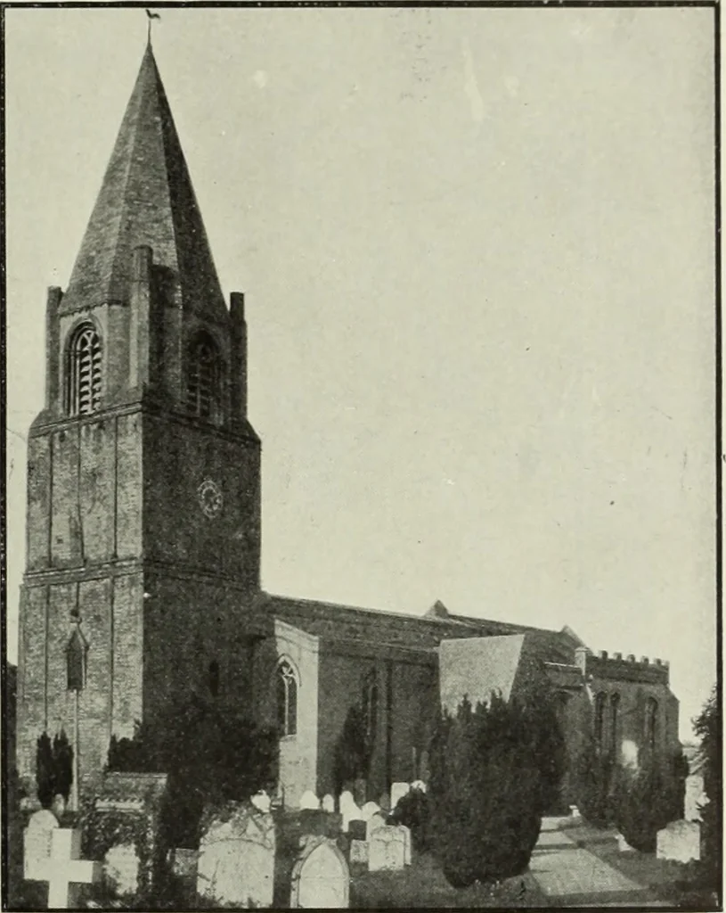 An illustration from An introduction to English church architecture : from the eleventh to the sixteenth century, 1913, leaf 454