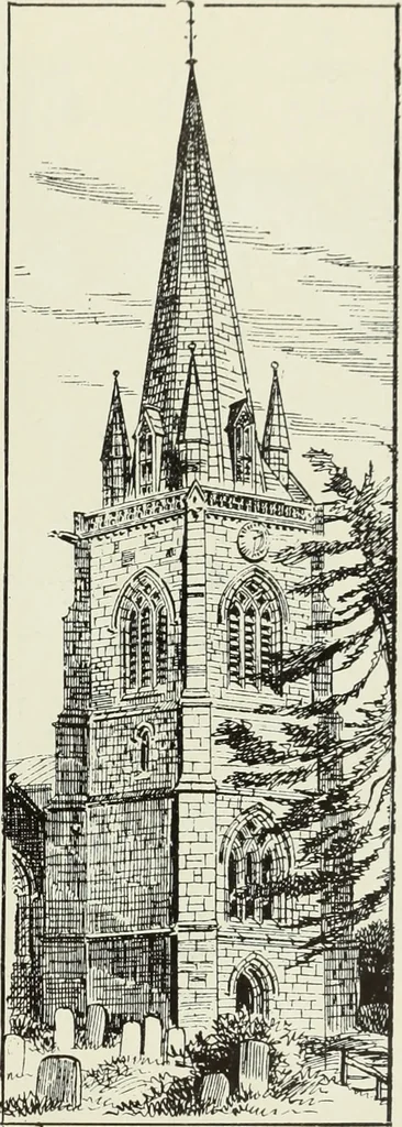An illustration from An introduction to English church architecture : from the eleventh to the sixteenth century, 1913, leaf 458