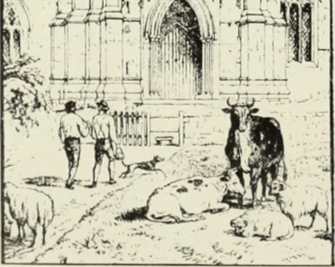 An illustration from An introduction to English church architecture : from the eleventh to the sixteenth century, 1913, leaf 459