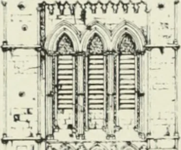 An illustration from An introduction to English church architecture : from the eleventh to the sixteenth century, 1913, leaf 459