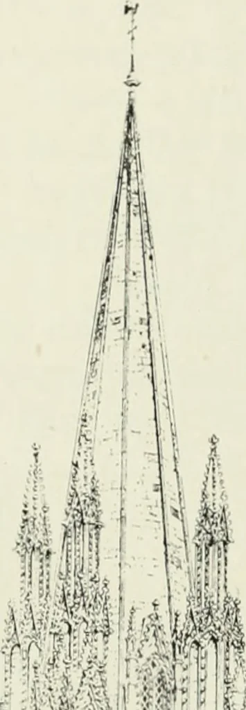 An illustration from An introduction to English church architecture : from the eleventh to the sixteenth century, 1913, leaf 465