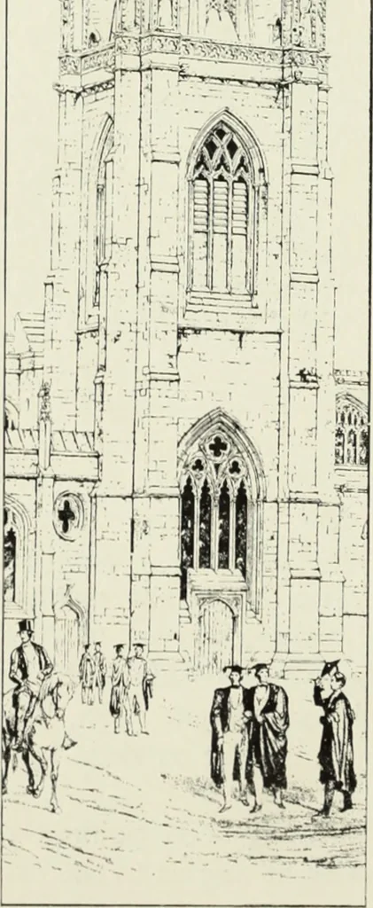 An illustration from An introduction to English church architecture : from the eleventh to the sixteenth century, 1913, leaf 465