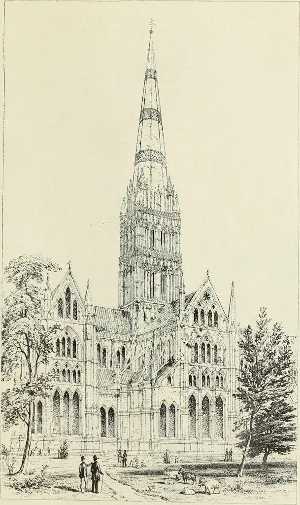 An illustration from An introduction to English church architecture : from the eleventh to the sixteenth century, 1913, leaf 468