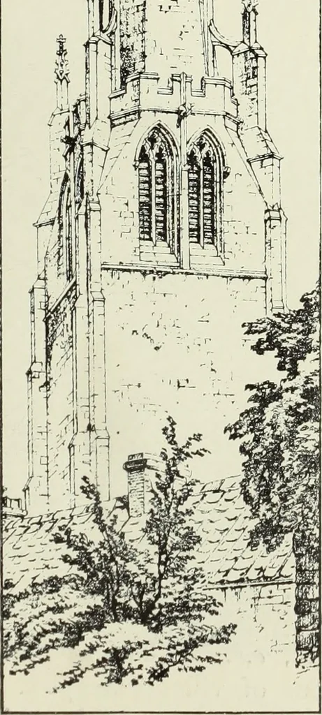 An illustration from An introduction to English church architecture : from the eleventh to the sixteenth century, 1913, leaf 472