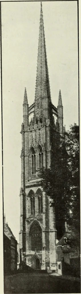 An illustration from An introduction to English church architecture : from the eleventh to the sixteenth century, 1913, leaf 479