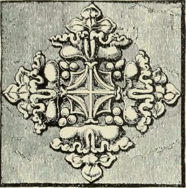 An illustration from An introduction to English church architecture : from the eleventh to the sixteenth century, 1913, leaf 522