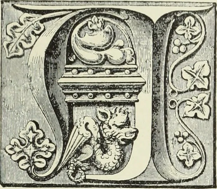 An illustration from An introduction to English church architecture : from the eleventh to the sixteenth century, 1913, leaf 522