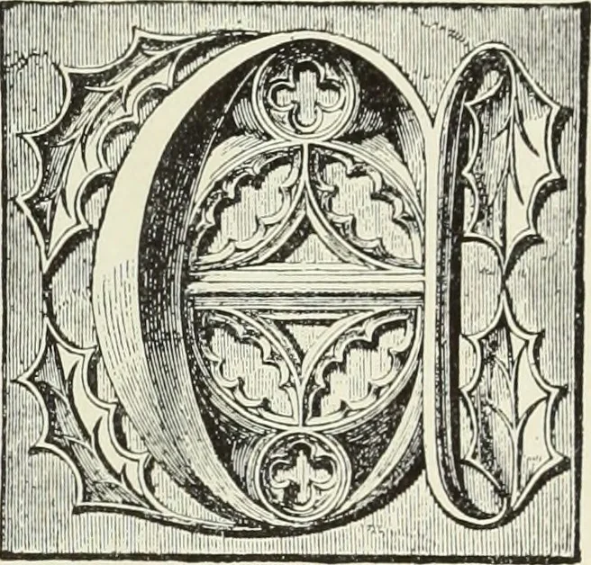 An illustration from An introduction to English church architecture : from the eleventh to the sixteenth century, 1913, leaf 522