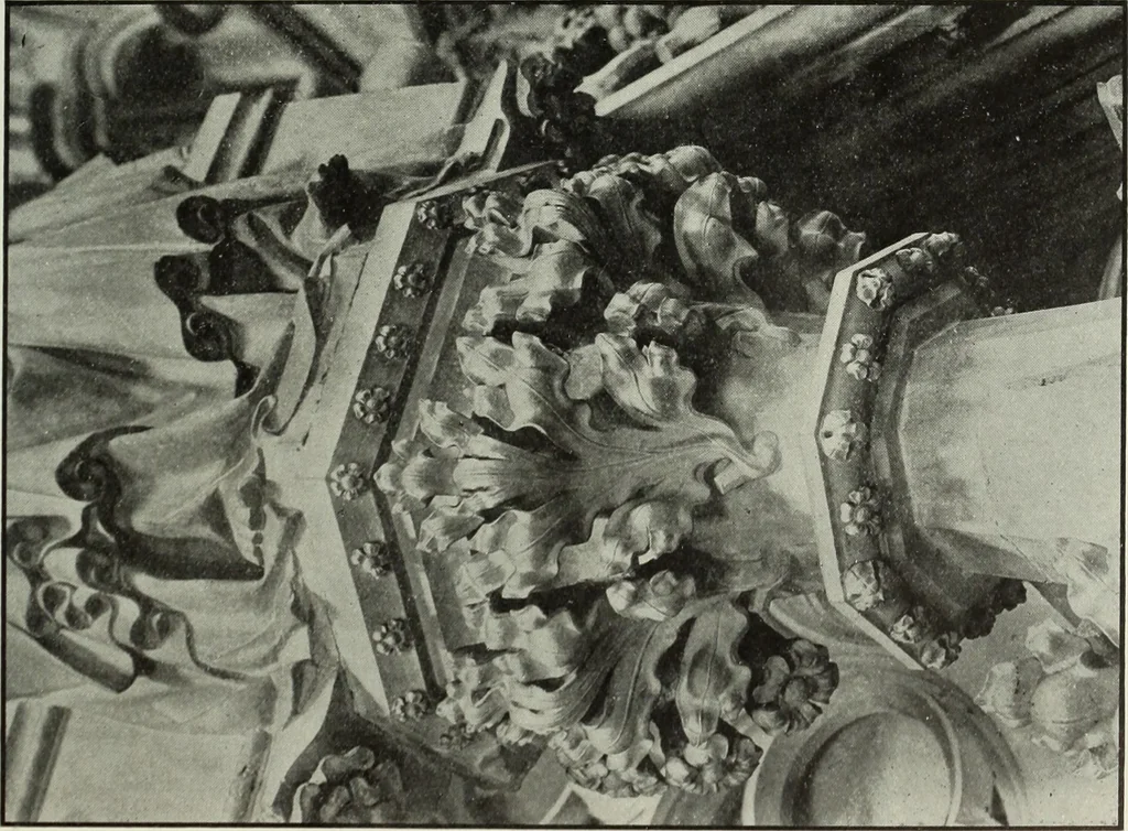 An illustration from An introduction to English church architecture : from the eleventh to the sixteenth century, 1913, leaf 60