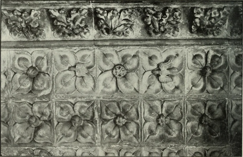 An illustration from An introduction to English church architecture : from the eleventh to the sixteenth century, 1913, leaf 61