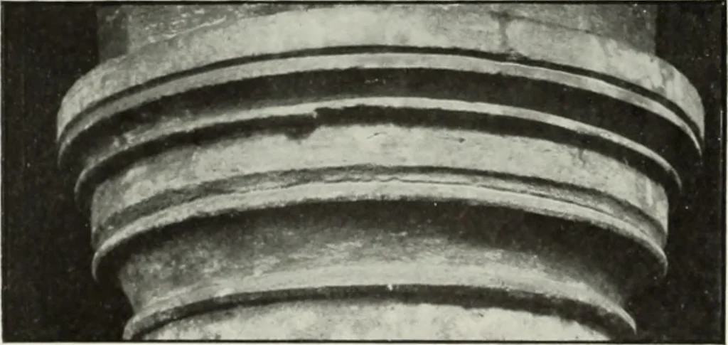 An illustration from An introduction to English church architecture : from the eleventh to the sixteenth century, 1913, leaf 65