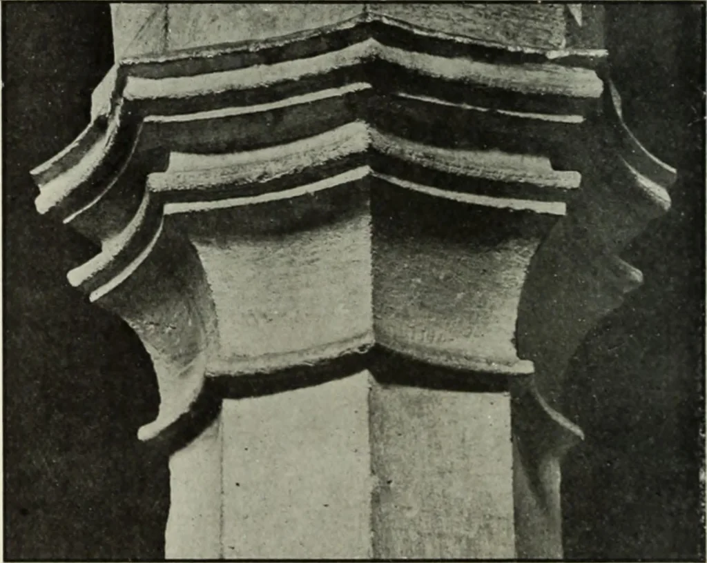 An illustration from An introduction to English church architecture : from the eleventh to the sixteenth century, 1913, leaf 71