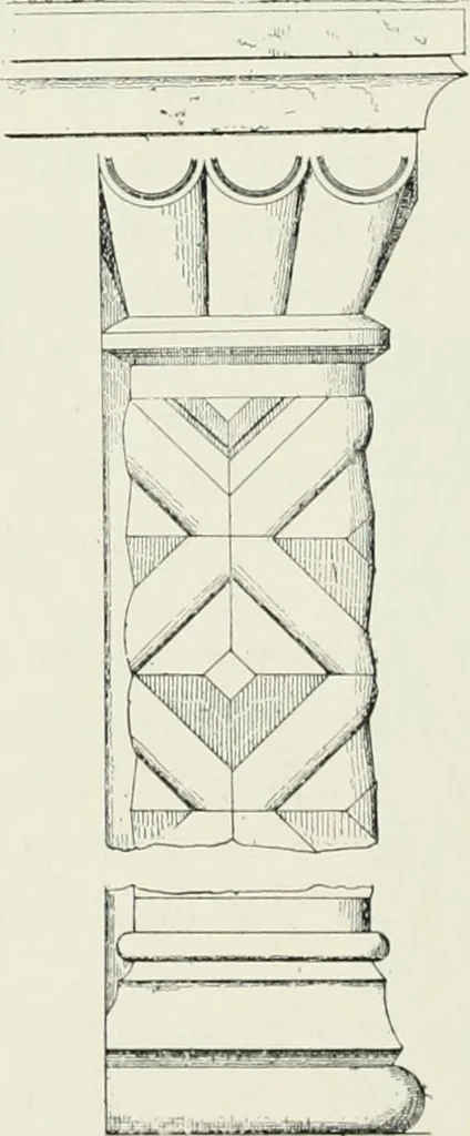 An illustration from An introduction to English church architecture : from the eleventh to the sixteenth century, 1913, leaf 73